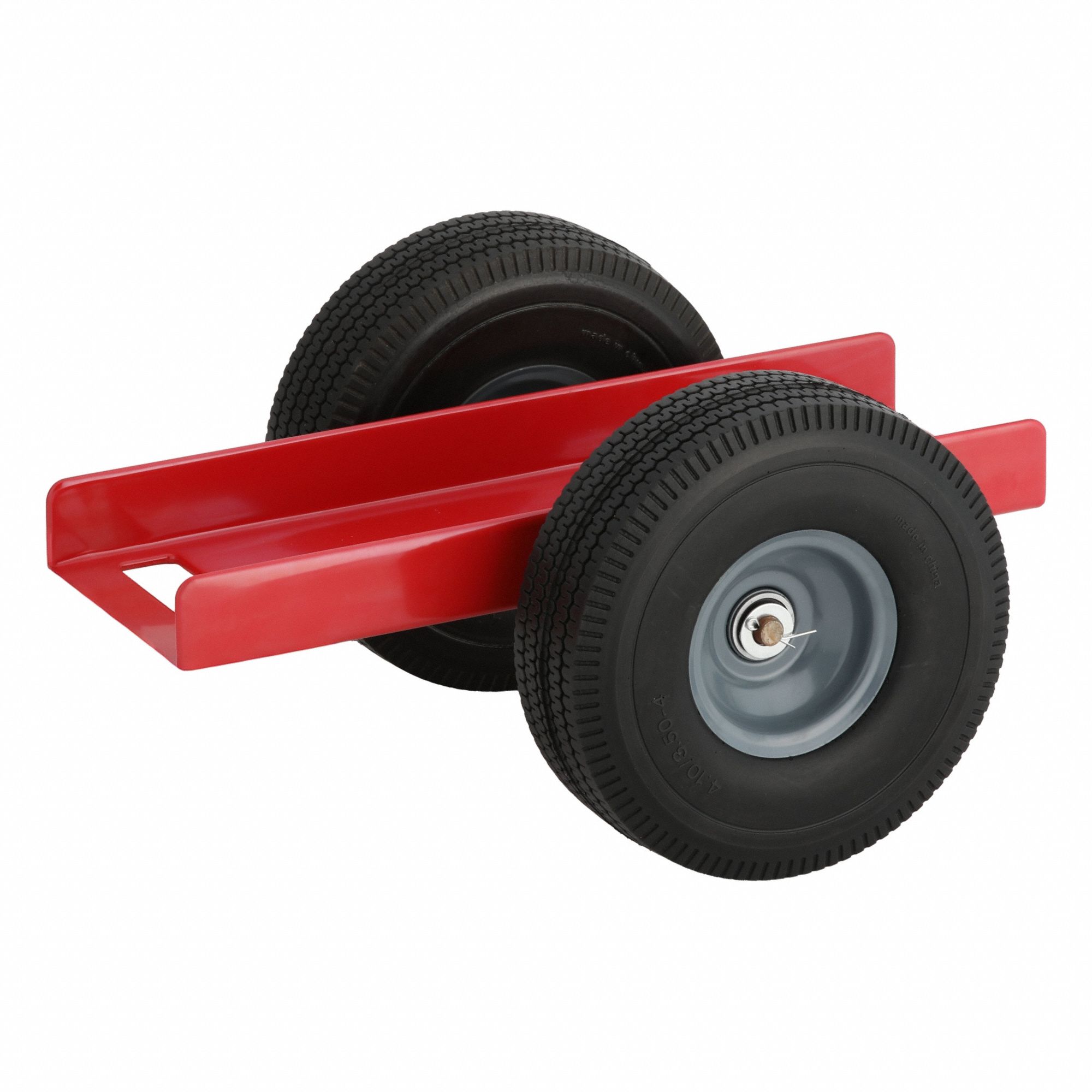 Panel Dolly: 350 lb, Red, 15 in H x 15 in W, Polyurethane Casters