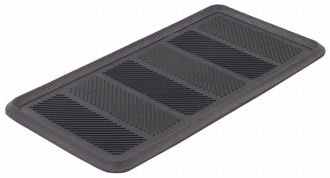 BOOT TRAY, BEVELLED, BLACK, 32 X 16 INCH, RUBBER