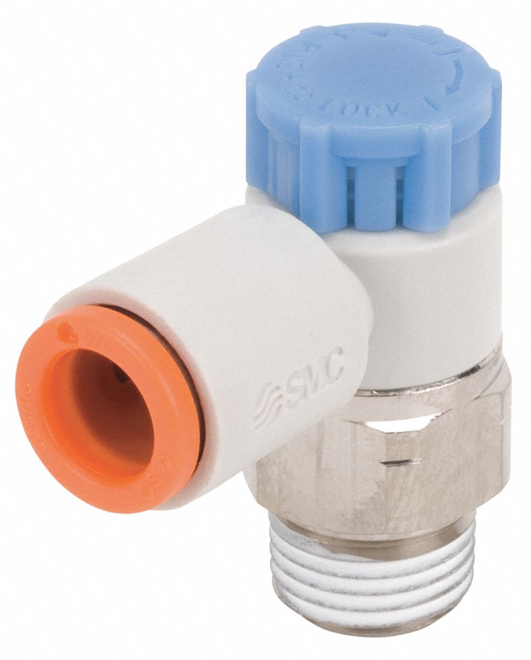 SPEED CONTROL VALVE,ELBOW,1/8