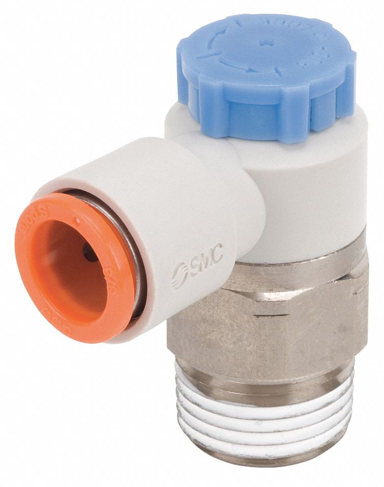 SPEED CONTROL VALVE,ELBOW,3/8