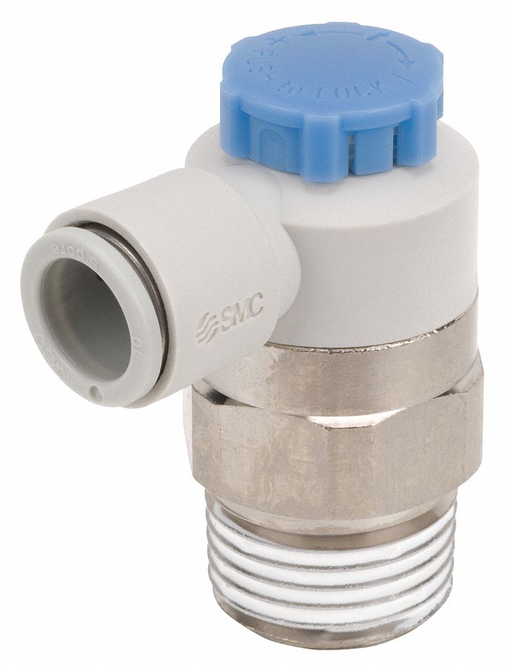 SPEED CONTROL VALVE,ELBOW,1/8