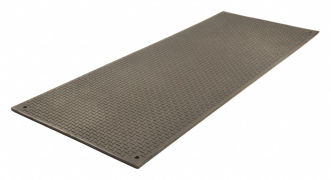 CHECKERS INDUSTRIAL PROD INC Ground Protection Mat, Medium Duty, 8 ft L