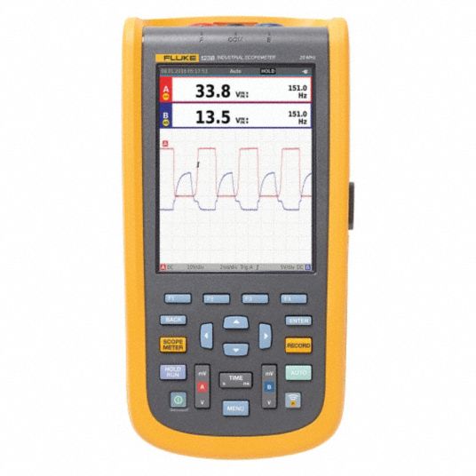 Fluke Oscilloscope Li Ion 2 Chl 7 Hr Batt Life 48jp64 Fluke 123b Wwg Grainger