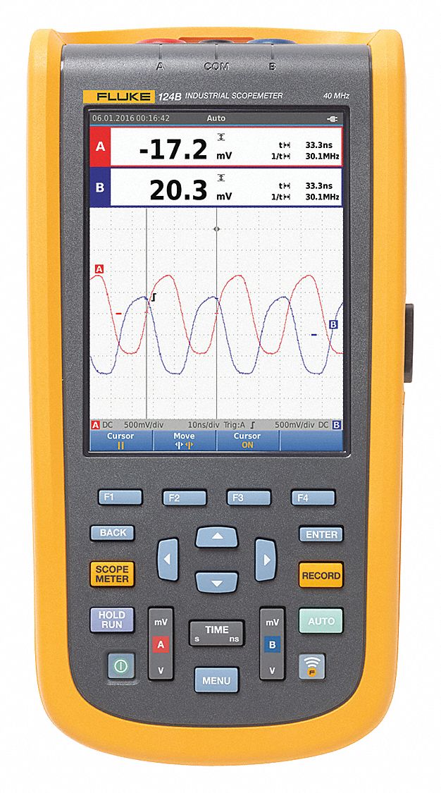 OSCILLOSCOPE,40MHZ,2CH,RECH BATT