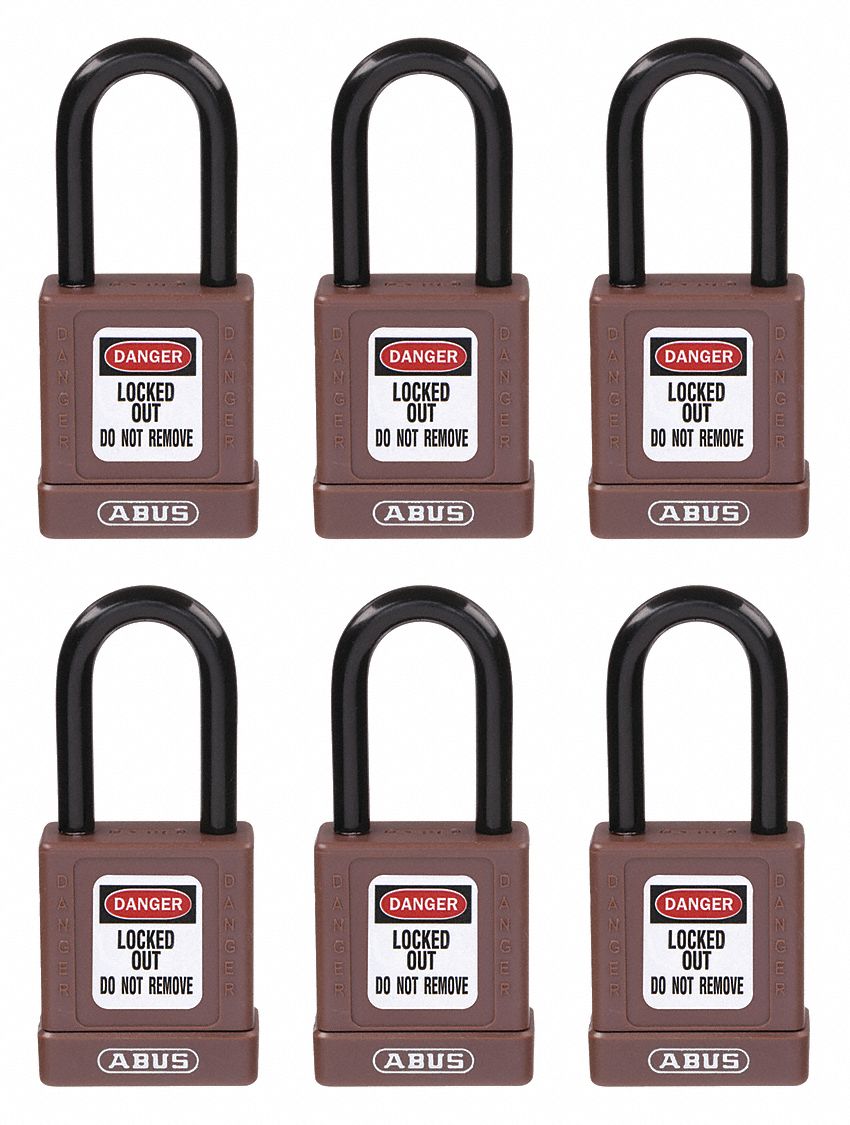 Keyed Alike, Aluminum, Lockout Padlock - 48JT37|48JT37 - Grainger