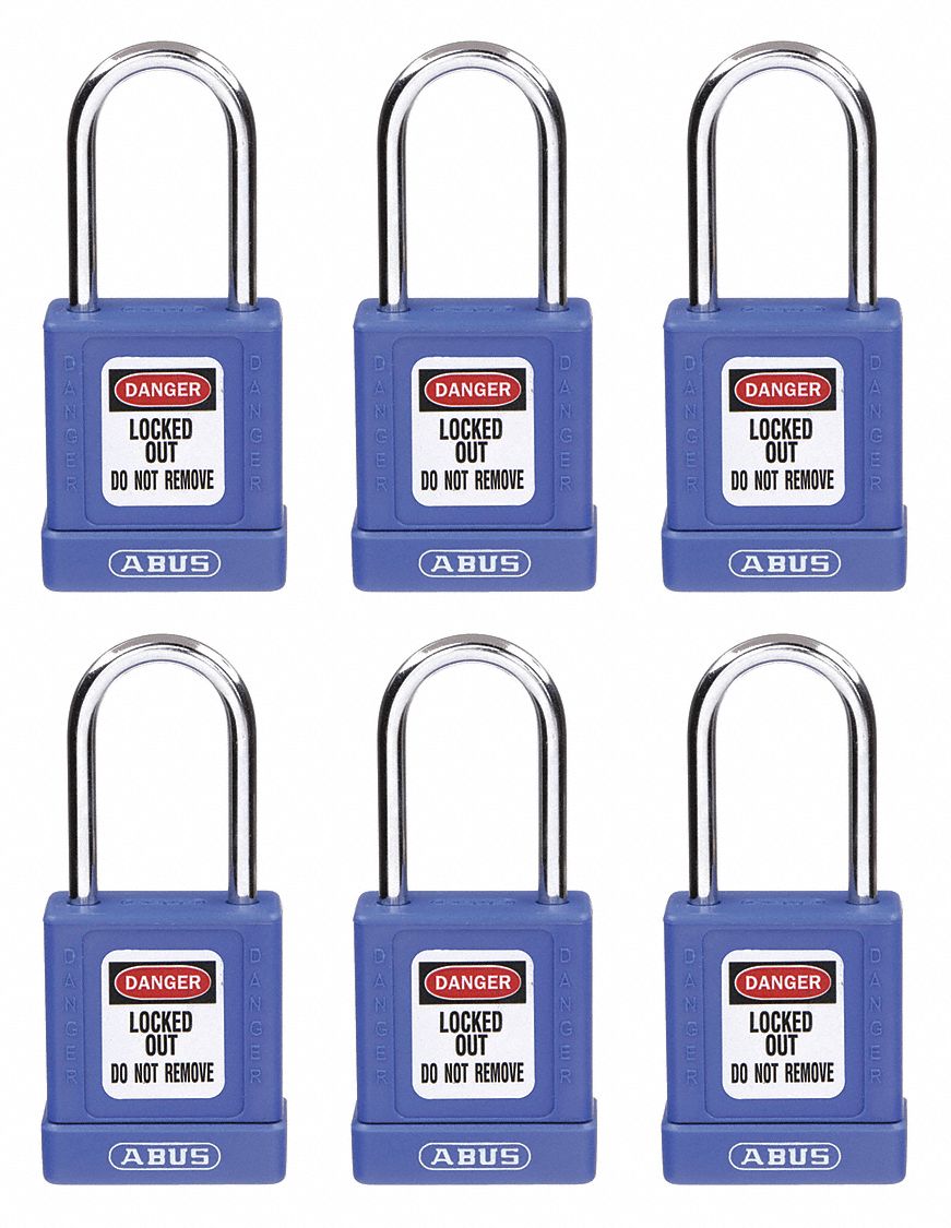 Keyed Alike, Aluminum, Lockout Padlock - 48JT12|48JT12 - Grainger