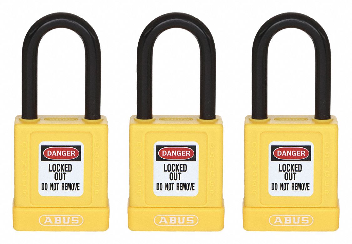APPROVED VENDOR LOCKOUT PADLOCK, KEYED ALIKE, ALUMINUM