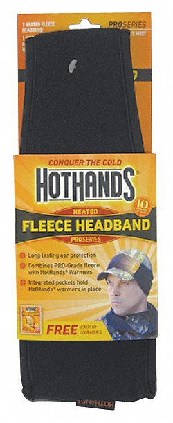 Headband: Head Warmers, Black, Universal, Head Band, Fleece, Ears/Partial Head, Gen Purpose
