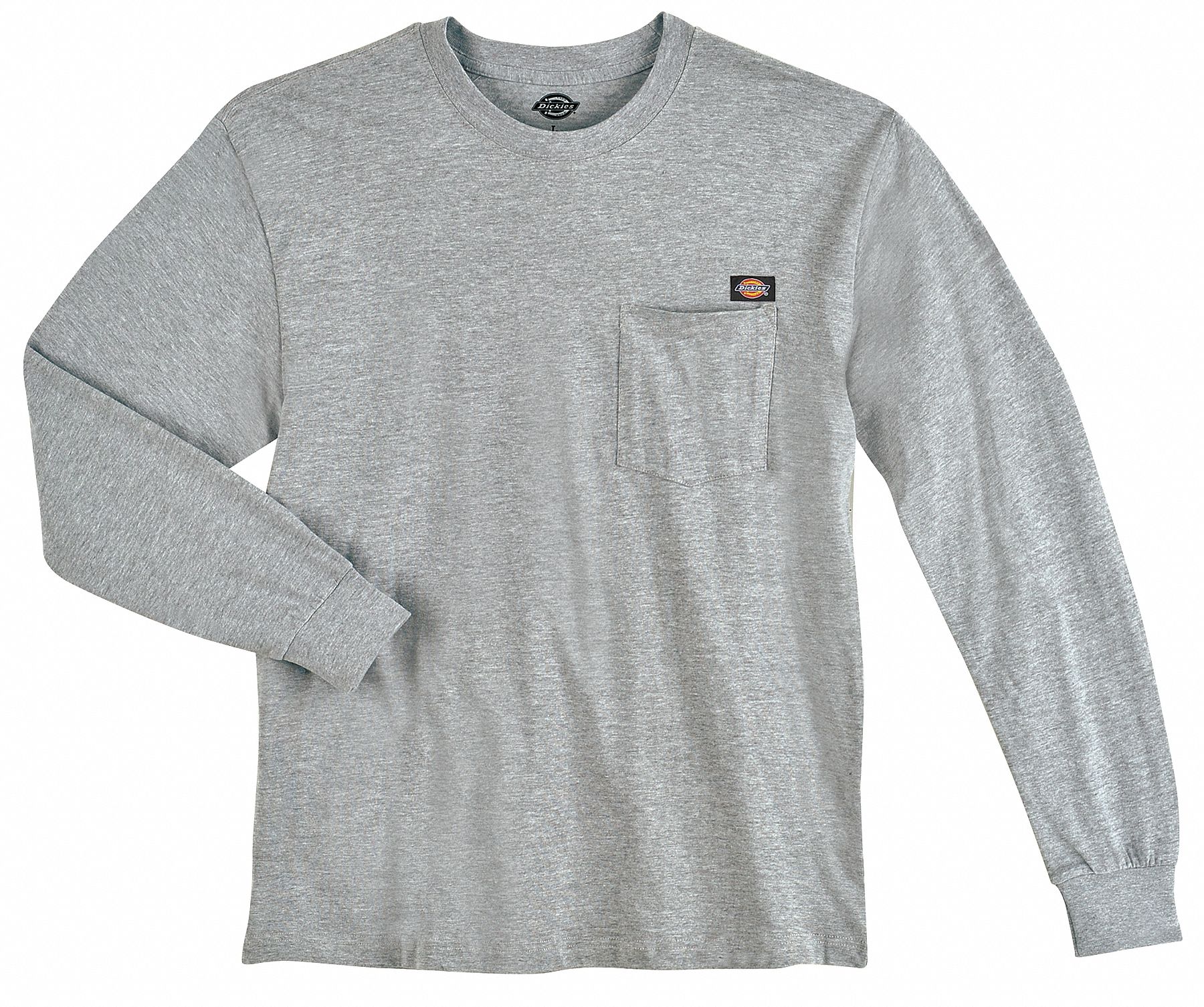 DICKIES, Men's, M, Long Sleeve T-Shirt - 48K279|WL50HG RG M - Grainger