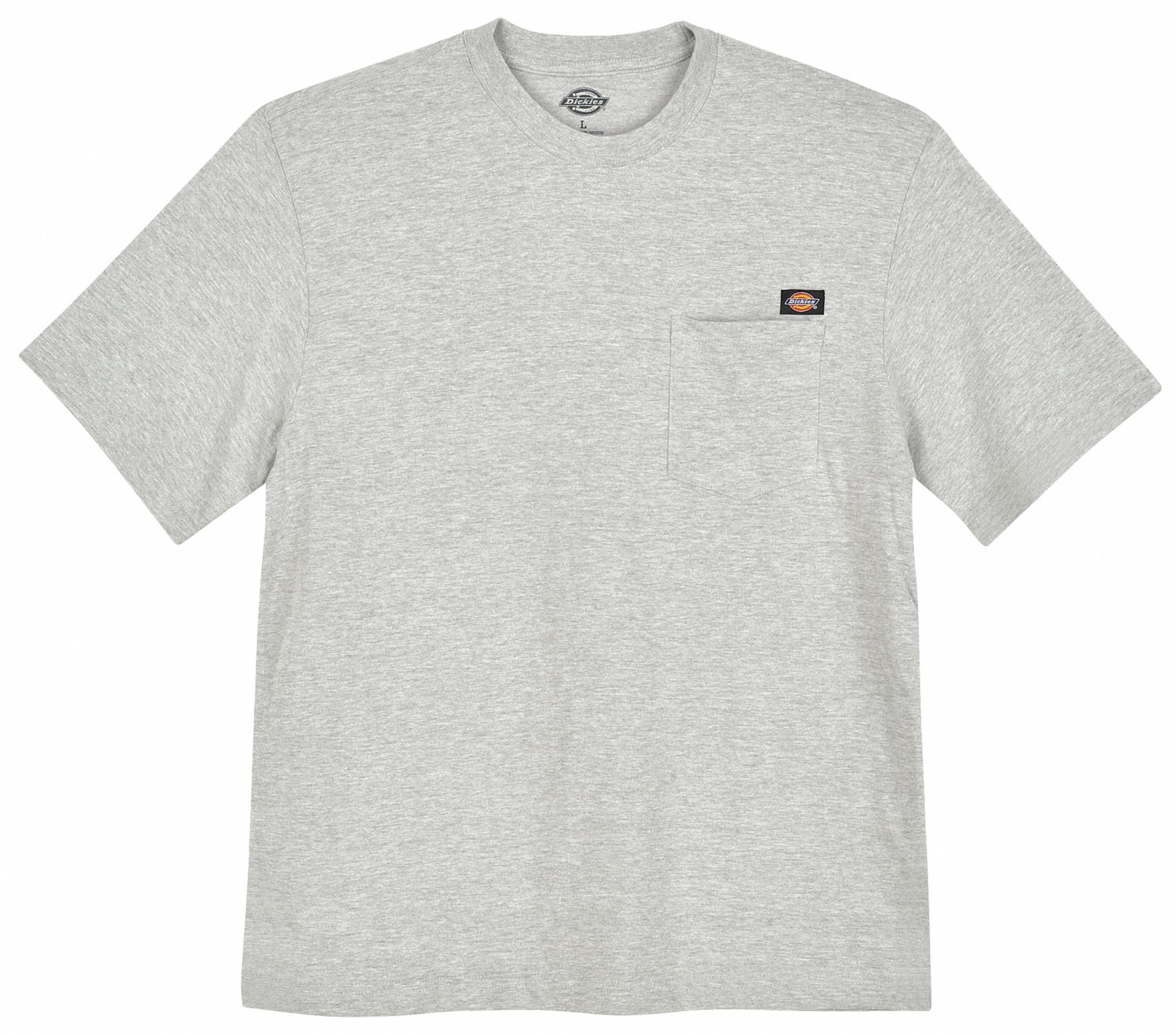 DICKIES, Men's, M, Short Sleeve T-Shirt - 48K297|WS450AG M - Grainger