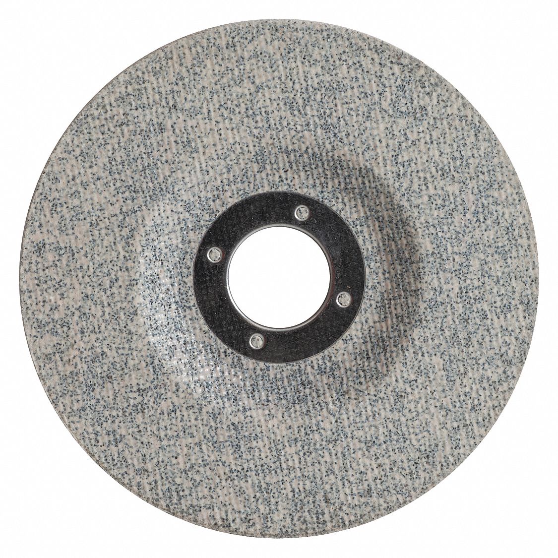 GRIND/FINISH WHEEL, SOFT, TYPE 27, 12,200 RPM, 36 GRIT, 5 X 1/4 IN, 7/8 IN ARBOR, COTTON/AL OXIDE