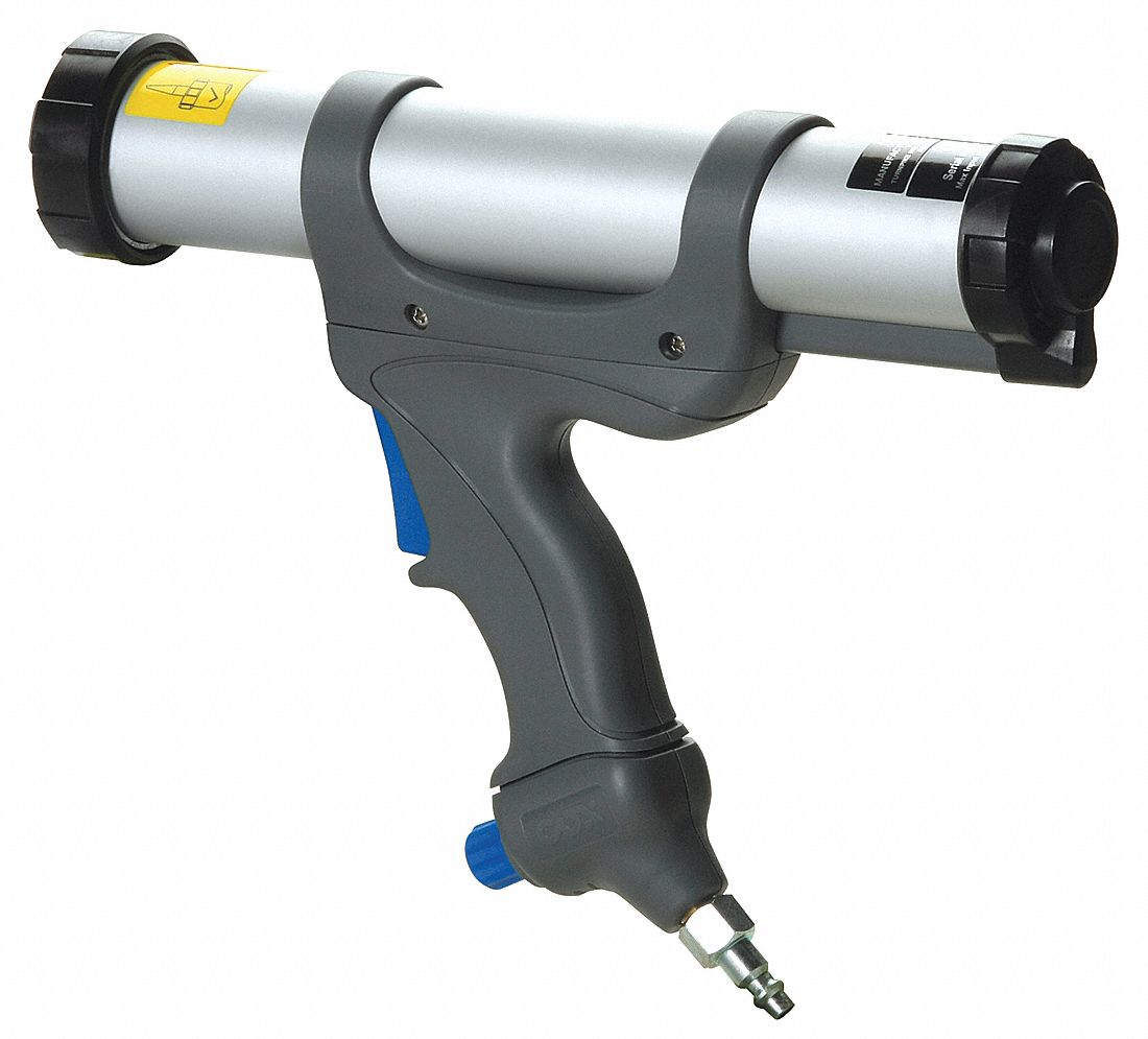 COX 10 oz Aluminum Pistol Grip Pneumatic Caulk Gun, 0 to 100 psi