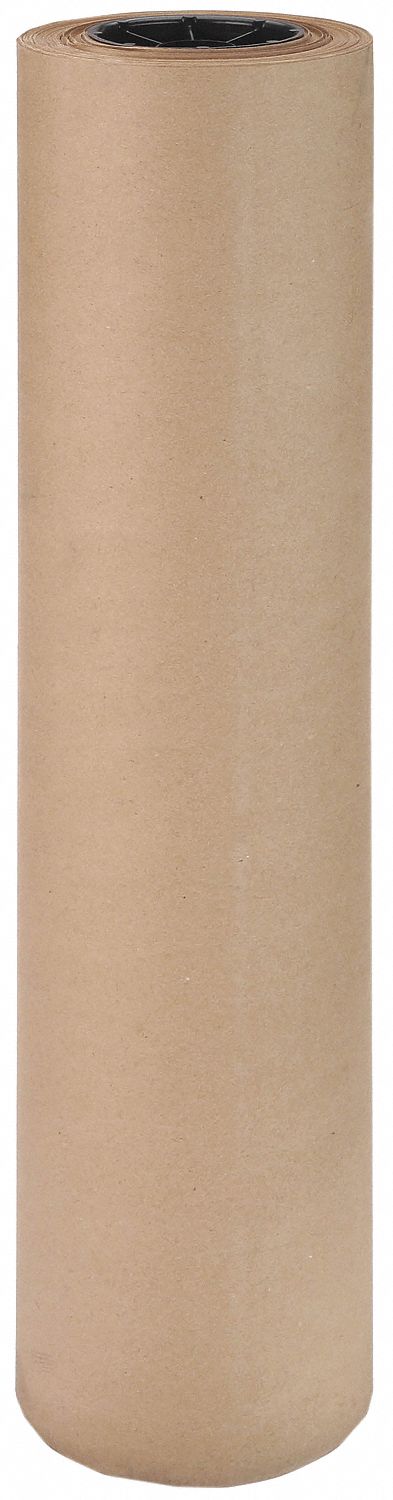 RECYCLED PAPER, 18 IN ROLL W, 250 FT ROLL L, 5 POUND ROLL WT, 40 POUND BASIS WT