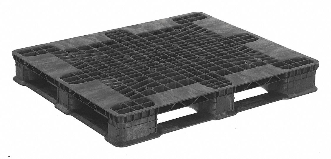 PALLET,BLACK,48IN.LX40IN.WX5-29/32IN.H