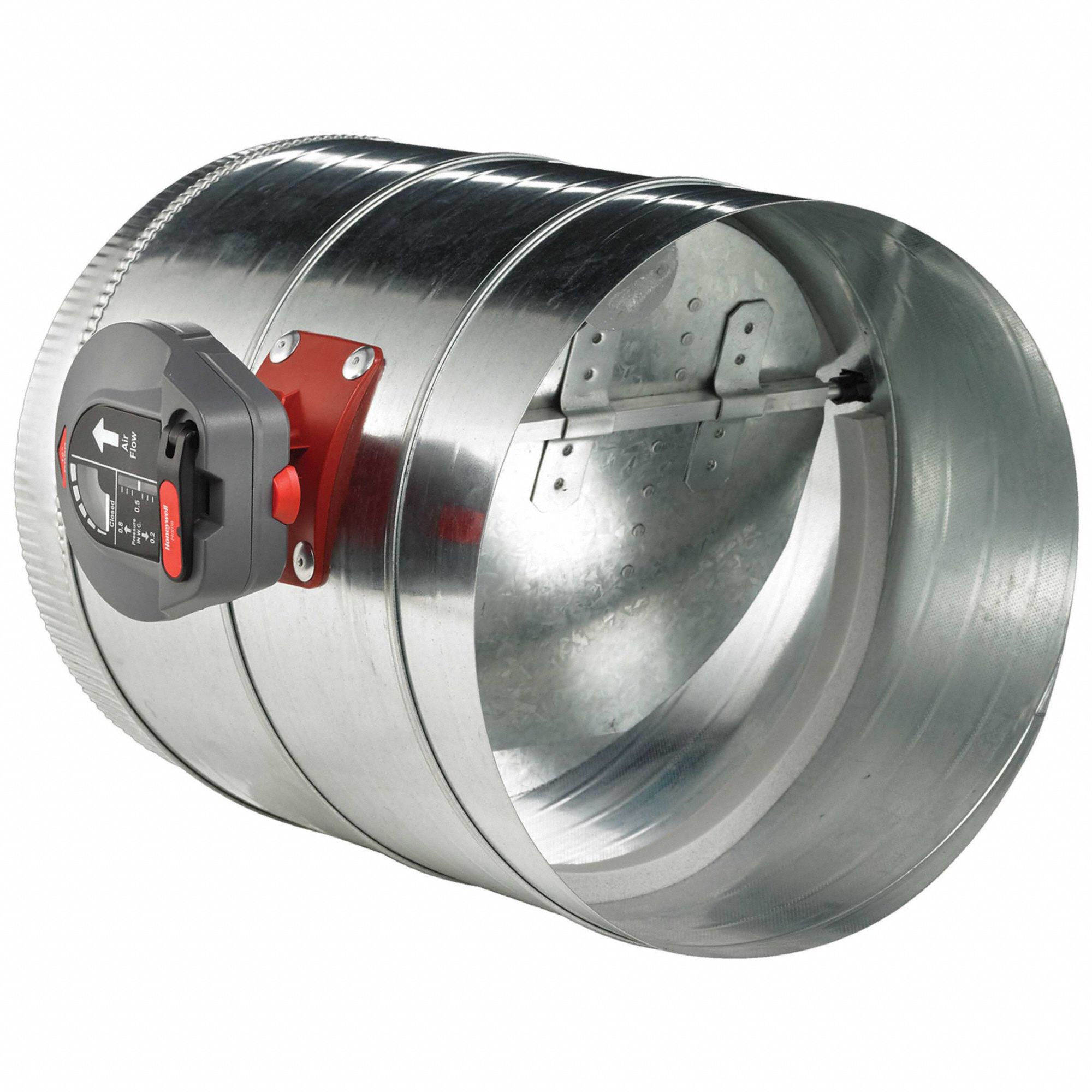 8 in Duct, 11 1/2 in L, Bypass Damper 48KT70CPRD8 Grainger