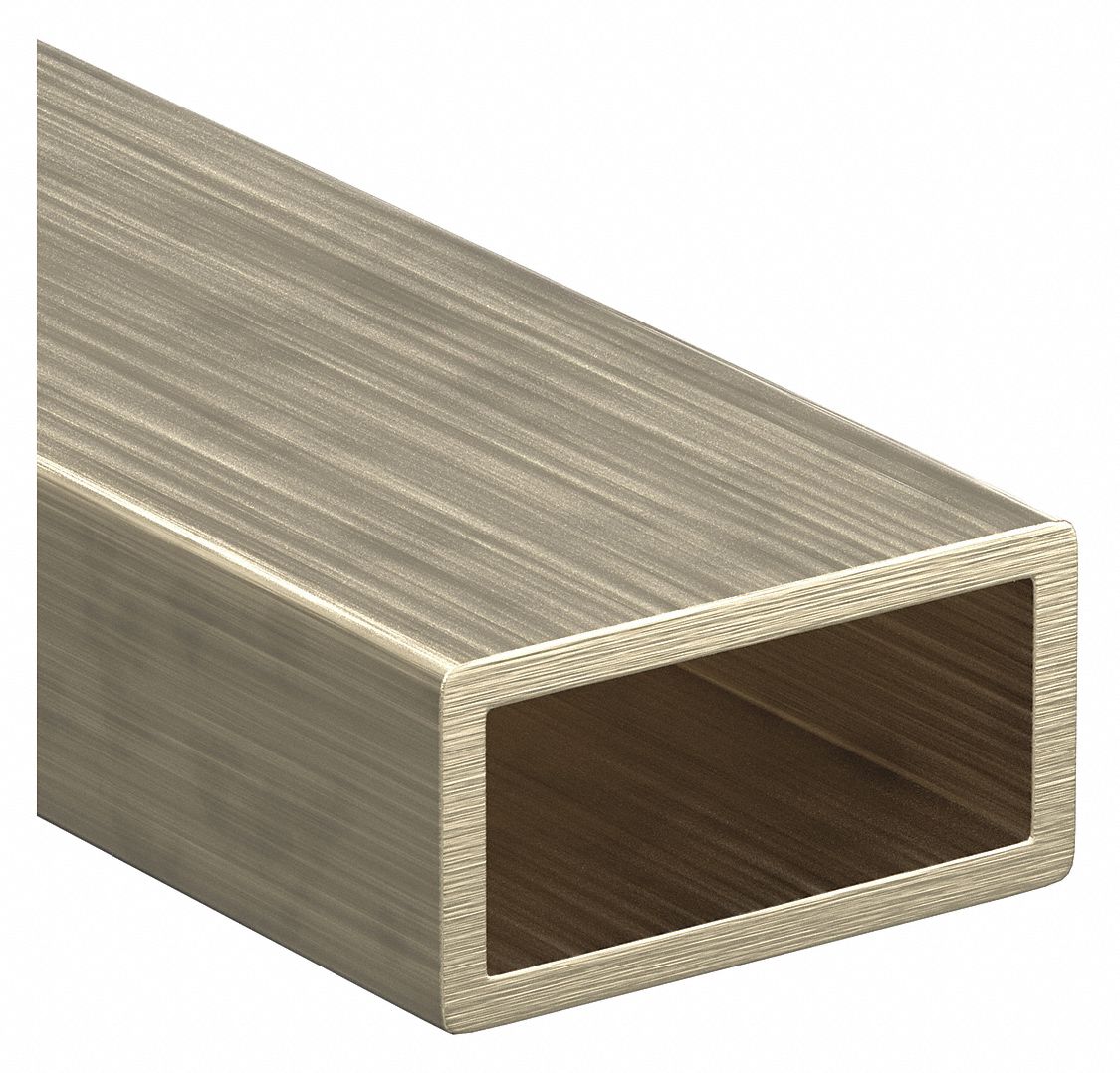Rectangular Brass Tubes