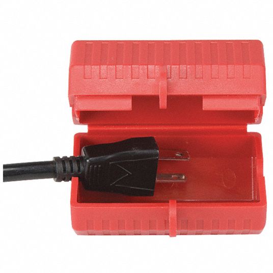 CONDOR Plug Lockout, Plastic, 110 Voltage, Max. Cord Dia. 1/2 in 48KV1748KV17 Grainger