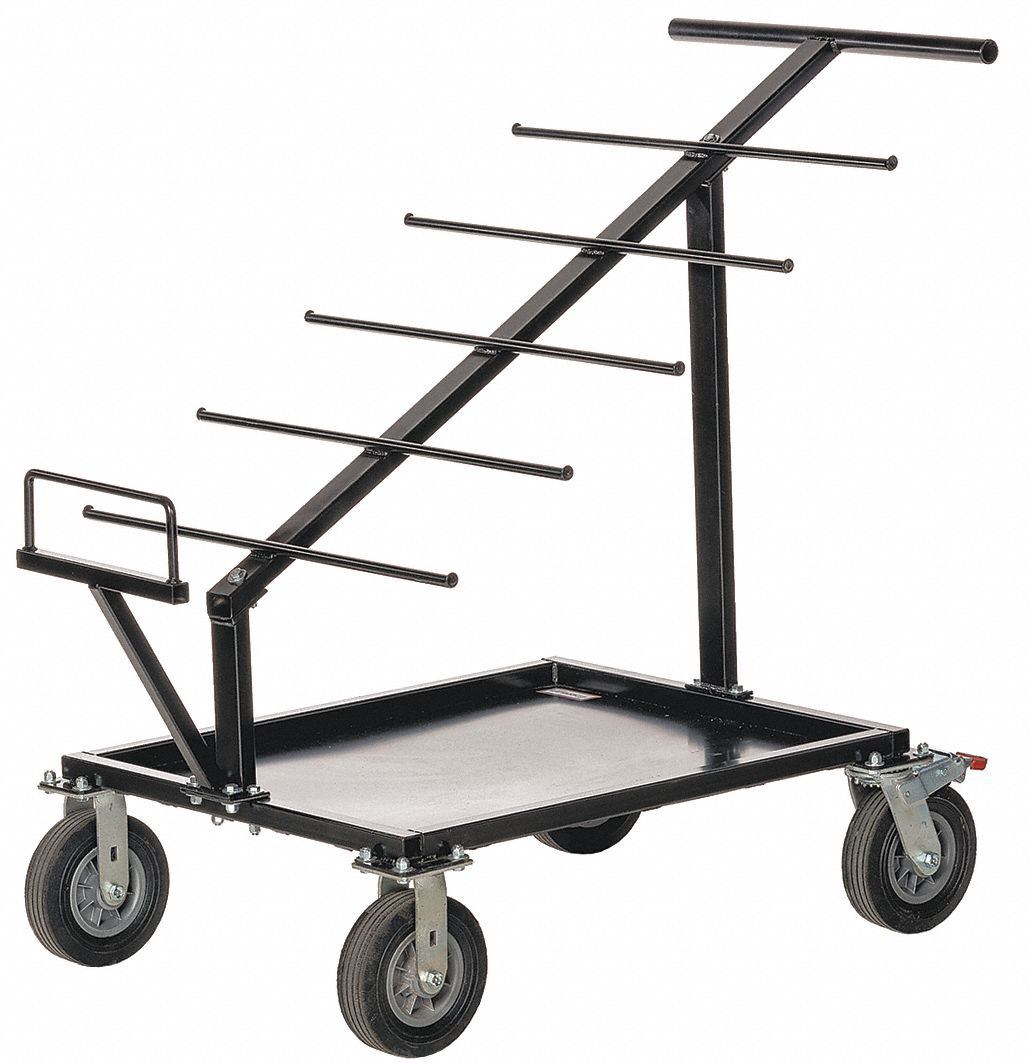 SOUTHWIRE, 1,000 lb Load Capacity, 10 Spindles, Wire-Spool Dispensing Cart  - 48L083