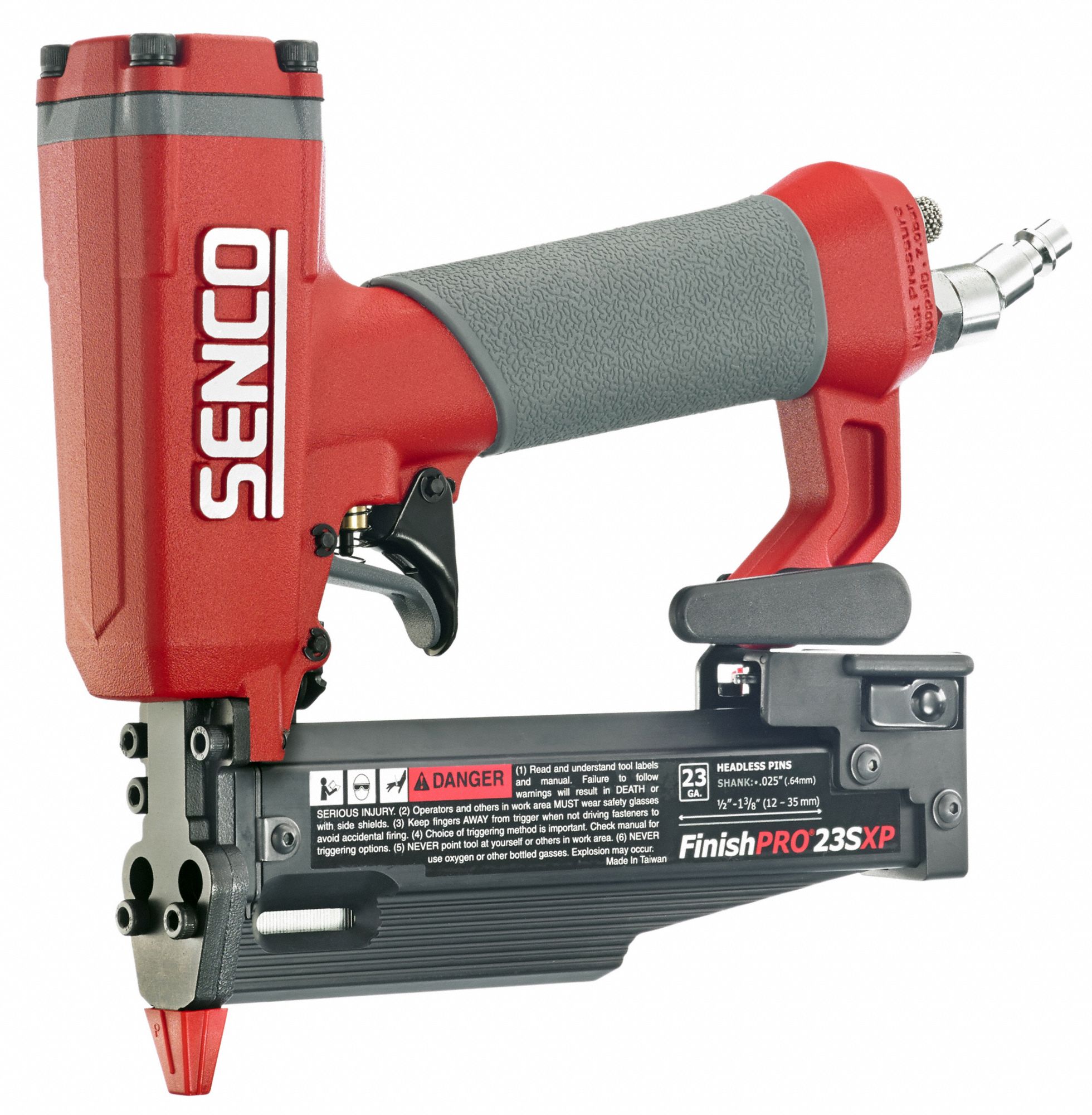 SENCO Air Powered, Nail Gun, Sequential Firing Mode, 120 psi 48LR34