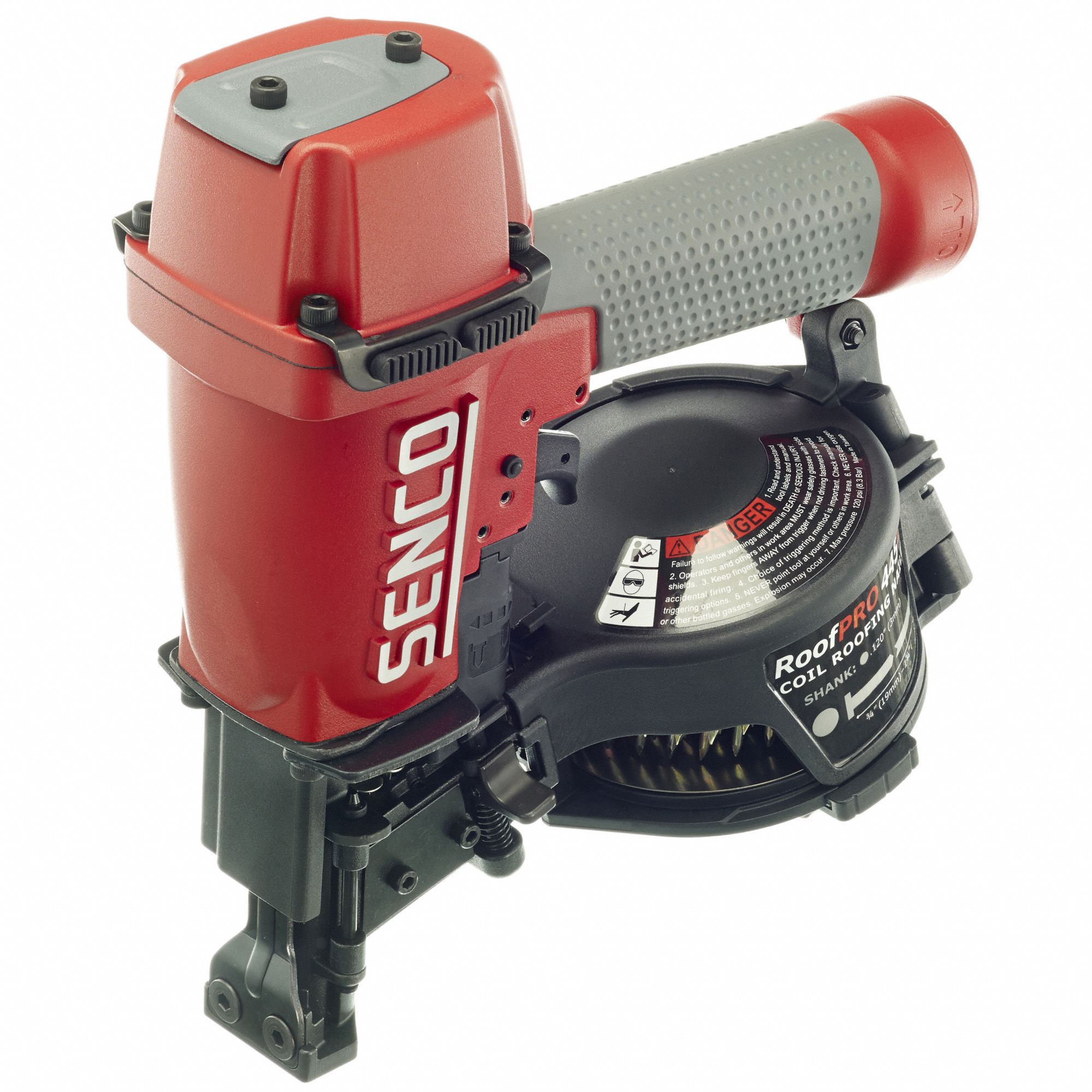 SENCO Air Powered, Nail Gun, Sequential Firing Mode, 120 psi 48LR62ROOFPRO 445XP Grainger