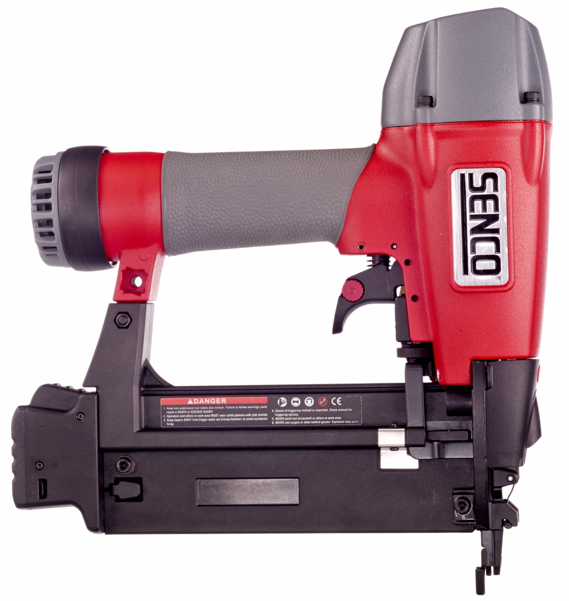 SENCO Air Powered, Nail Gun, Combination Firing Mode, 120 Psi - 48LR72 ...