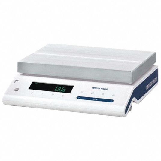 METTLER TOLEDO Compact Bench Scale, LCD Scale Display, Weighing Units g ...