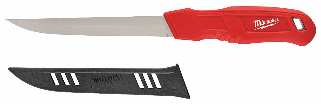 SMOOTH INSULATION KNIFE, STRAIGHT, 12 IN OVERALL L, STAINLESS STEEL, STRAIGHT