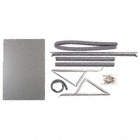 WINDOW MOUNT KIT, METAL/PLASTIC, 16 ⅜X32¼X2½ IN, FOR LARGE CHASSIS HEAT MODELS