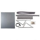 WINDOW MOUNT KIT, METAL/PLASTIC, 16 ⅜X32¼X2½ IN, FOR SMALL CHASSIS HEAT MODELS