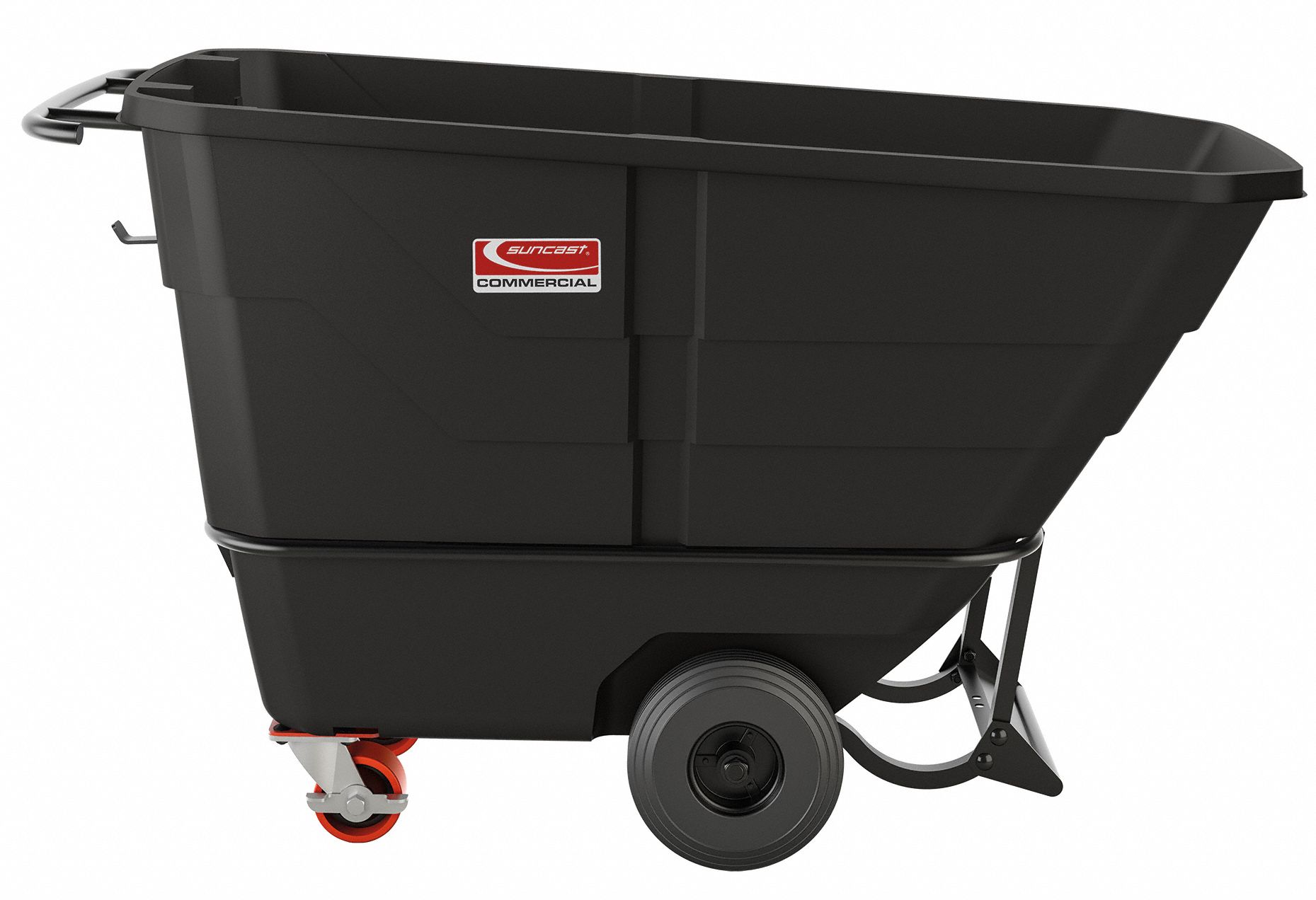 SUNCAST COMMERCIAL Plastic Tilt Truck: 13.5 cu ft Cubic Foot Capacity ...