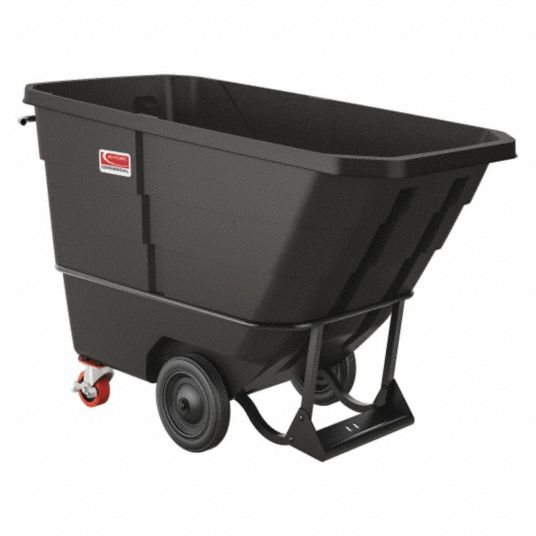 SUNCAST COMMERCIAL, 27 cu ft Cubic Foot Capacity, Black, Forkliftable ...