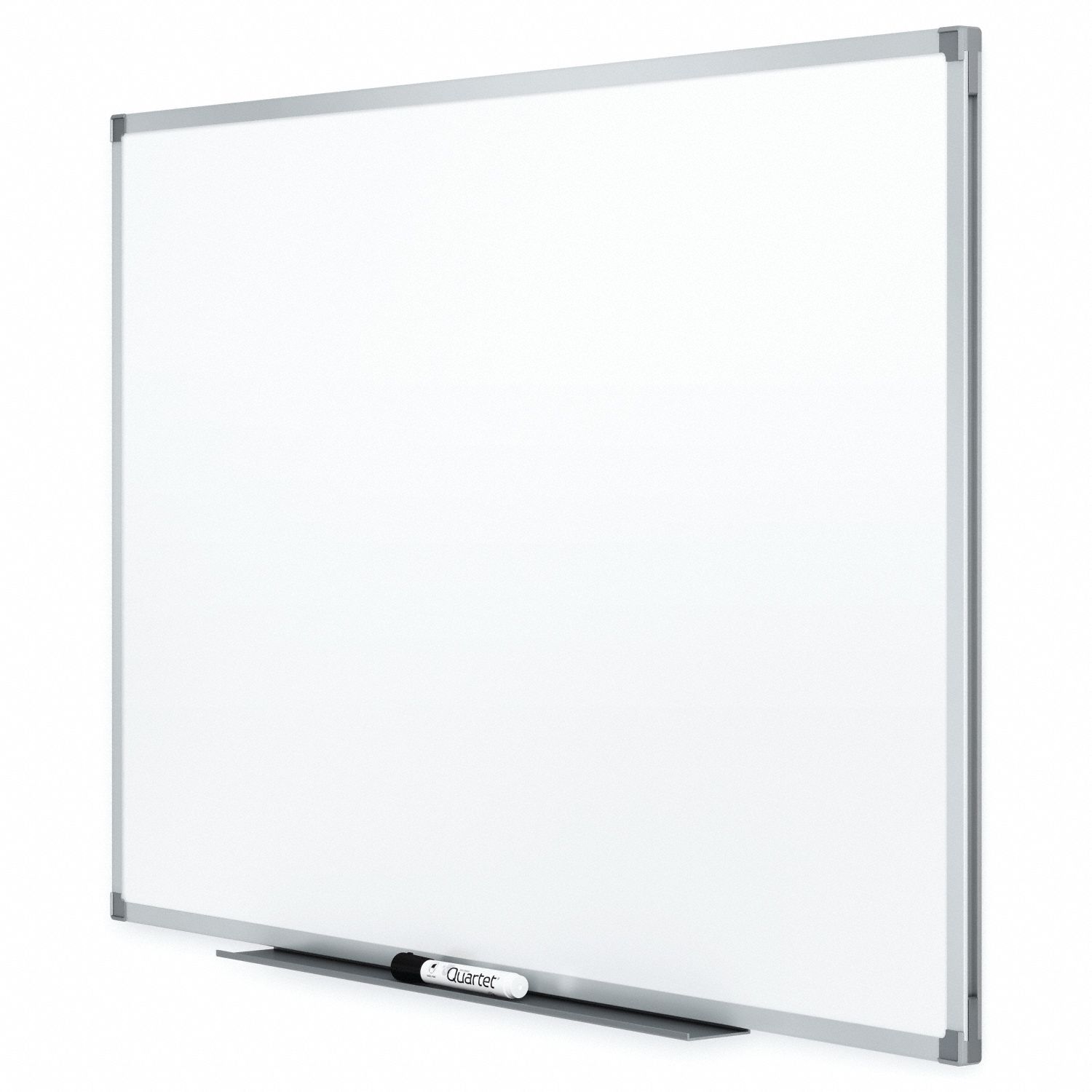 Quartet Dry Erase Board Wall Mounted 48 In Dry Erase Ht 72 In Dry Erase Wd 12 In Dp Silver 5678