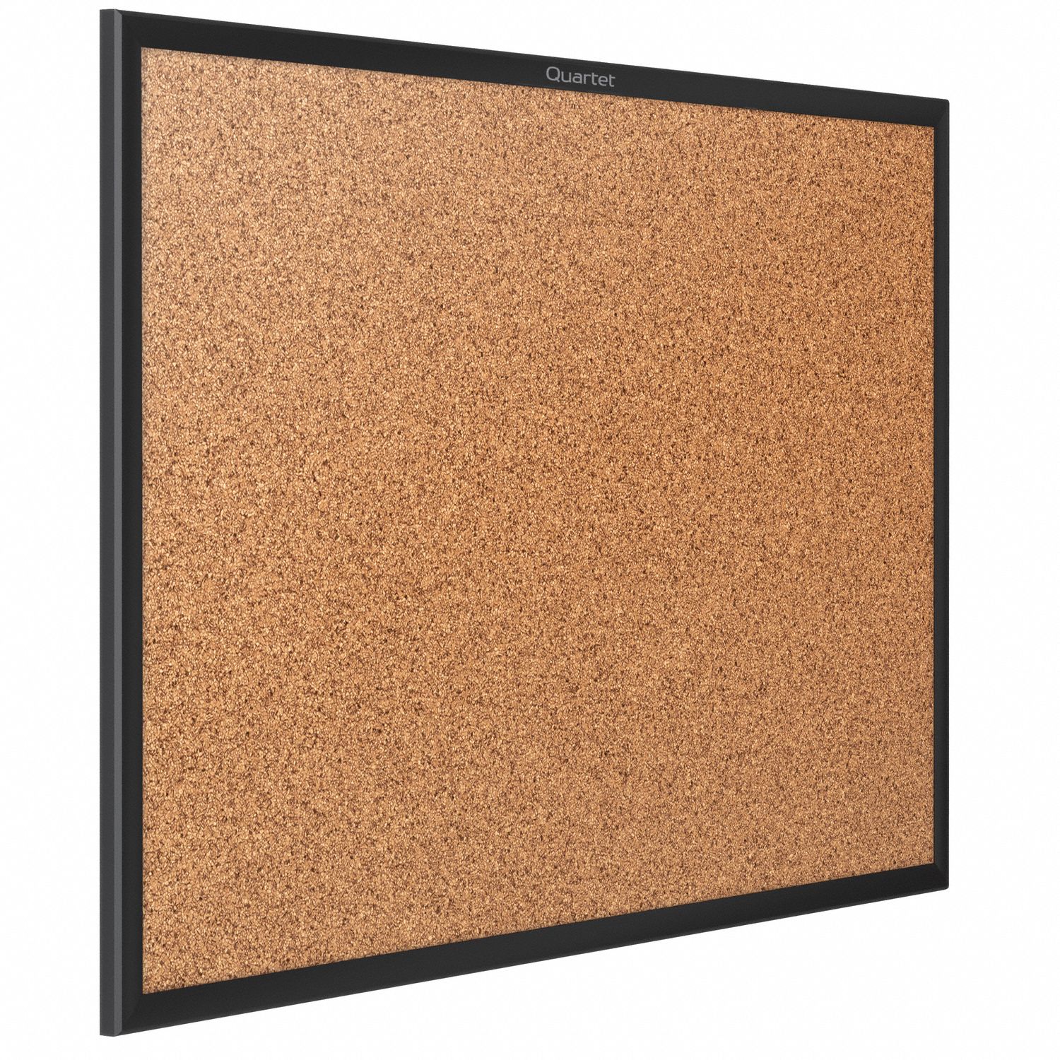 QUARTET Bulletin Board 36 in Ht, 60 in Wd, Brown, Black, Mounting