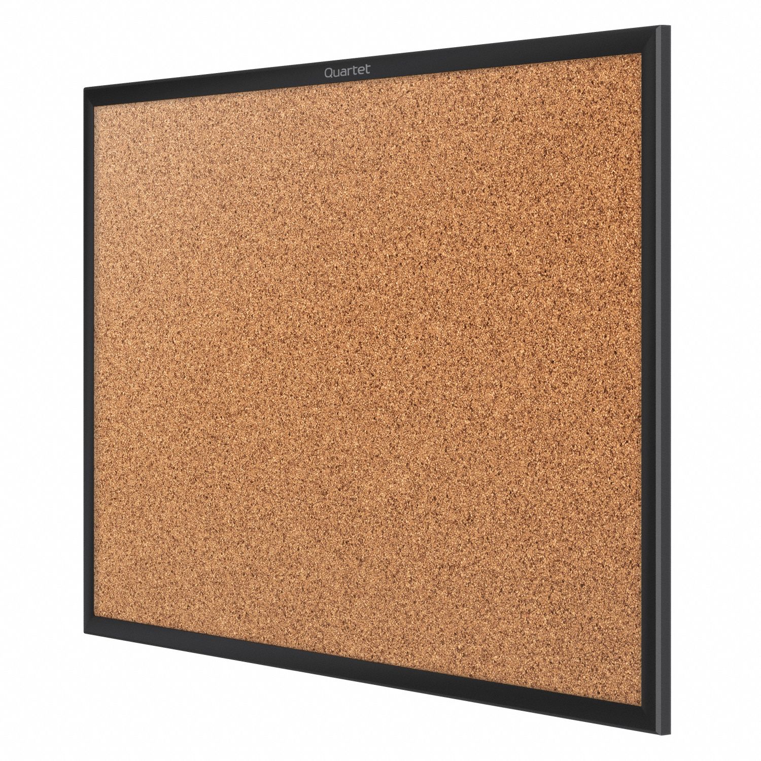 QUARTET Bulletin Board: 36 in Ht, 60 in Wd, Brown, Black, Mounting ...