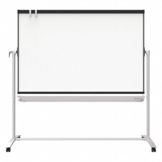 Quartet Prestige 2 Mobile Presentation Easel, 6 ft x 4 ft, Silver-graphite