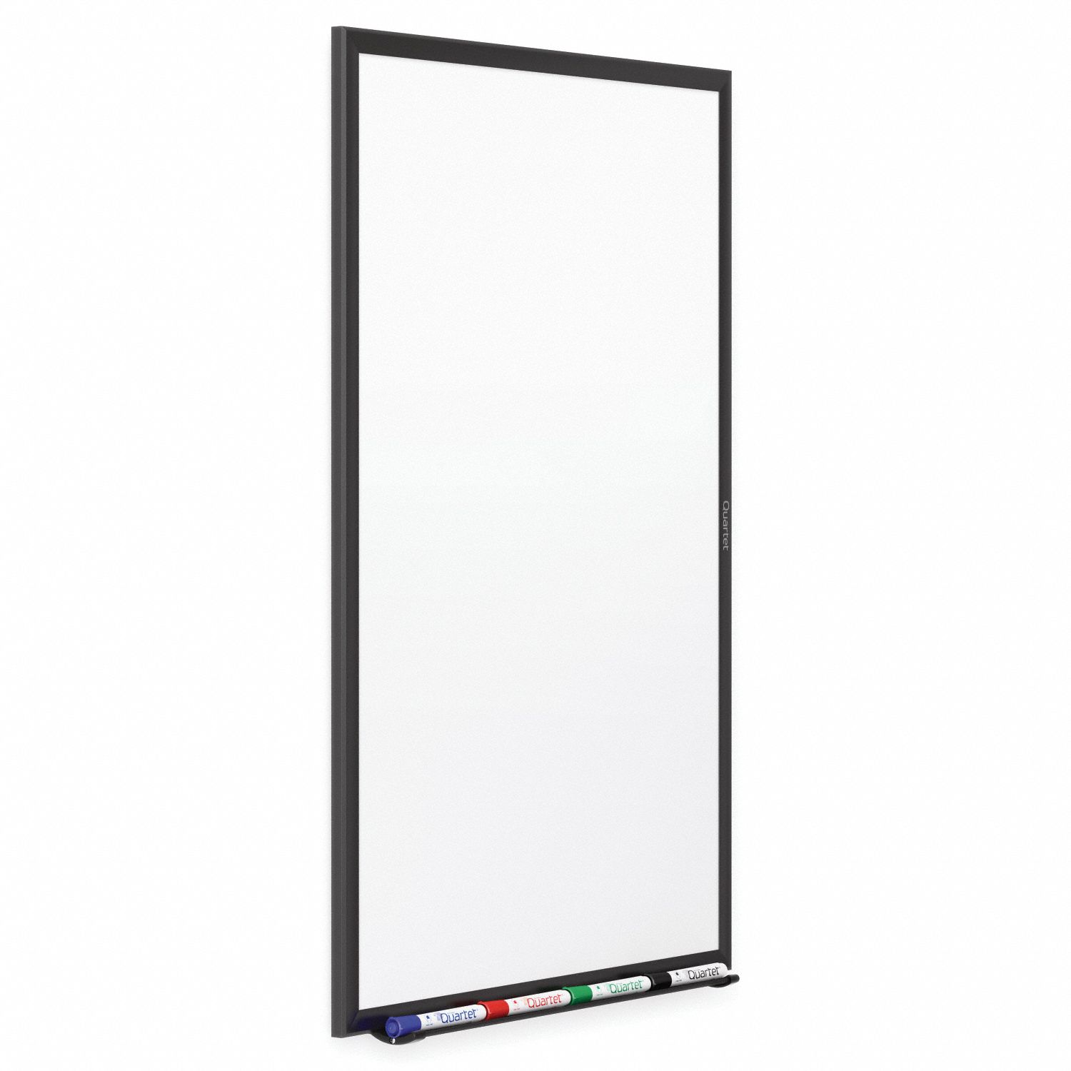 QUARTET GlossFinish Melamine Dry Erase Board, Wall Mounted, 48 inH x 96 inW, White 48LW91