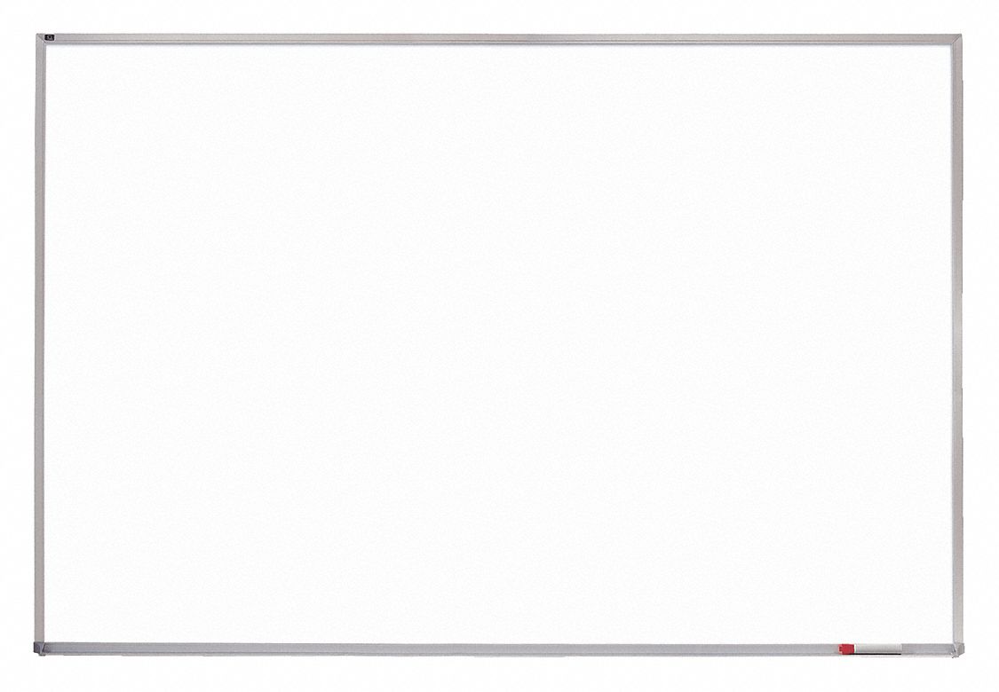 Wall Mounted, 36 in Dry Erase Ht, Dry Erase Board 48LW96PPA304
