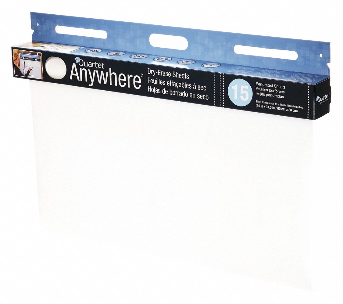 DRY ERASE SHEET,24 IN. W