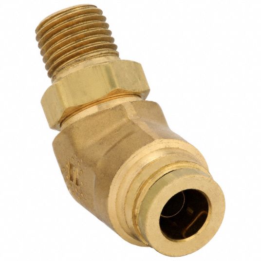 Brass Push Female Pipe Adapter Elbow