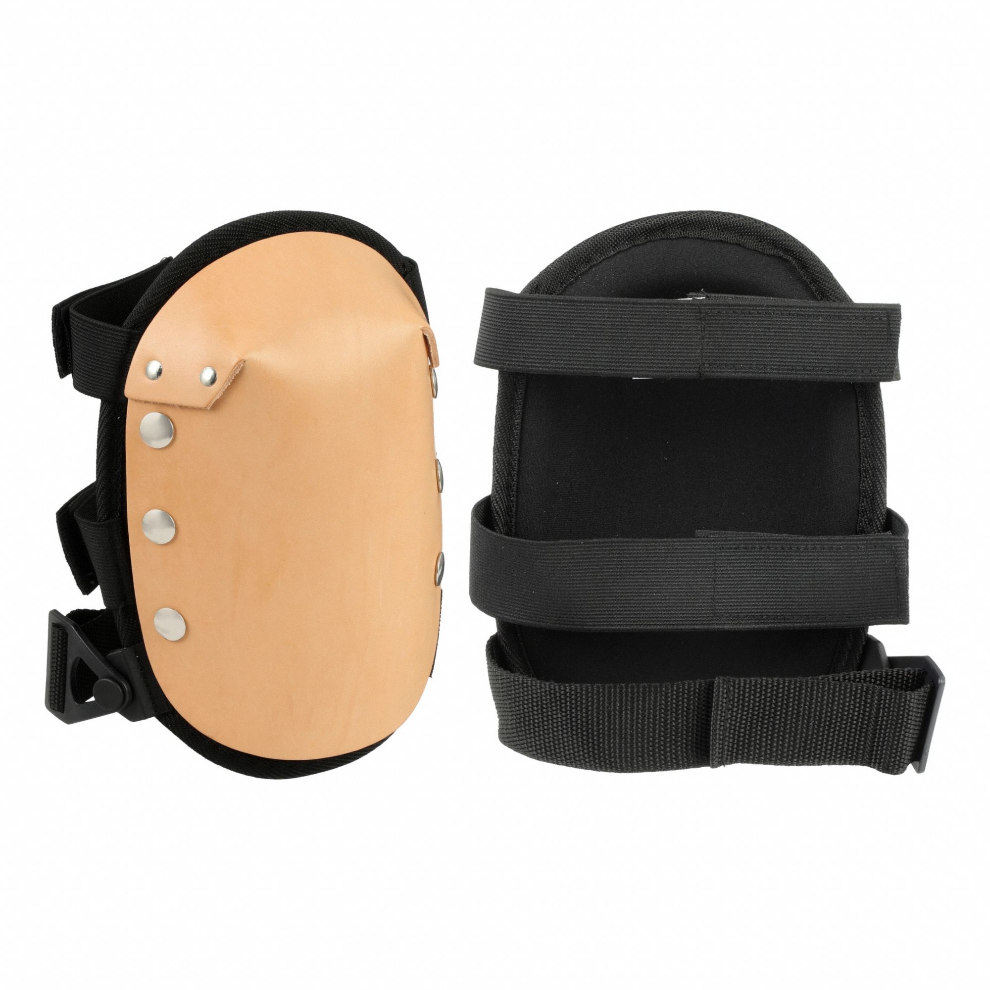 Knee Pad: Universal, 2 Straps, Buckle/Hook-and-Loop, 1 PR