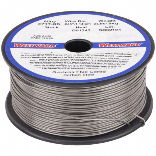 WESTWARD, Carbon Steel, E71T-GS, Flux-Cored Welding Wire - 48LY85 ...