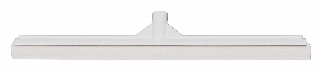 FLOOR SQUEEGEE,STRAIGHT,WHITE,23-39/64"W