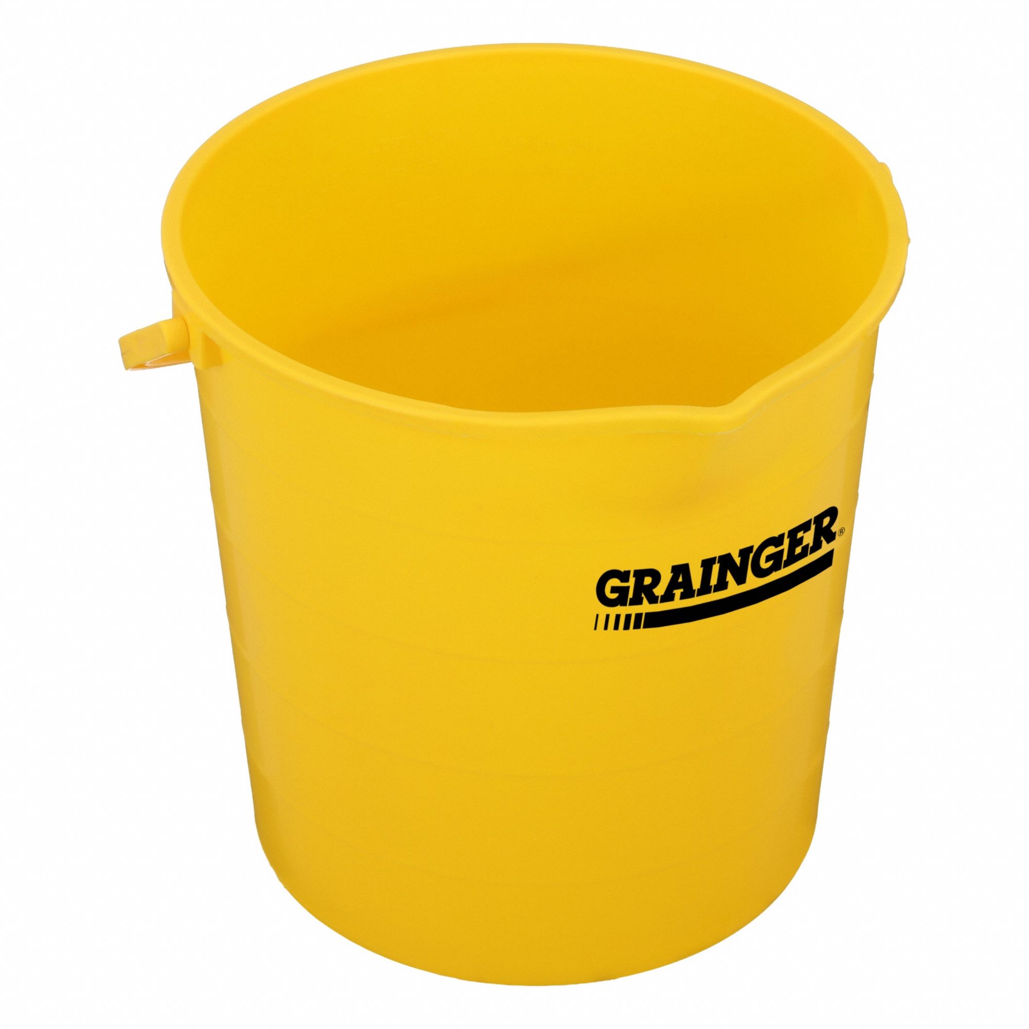 Bucket: 3 gal Capacity, 12 in Overall Wd, 12 in Overall Ht, Polypropylene, Includes Handle