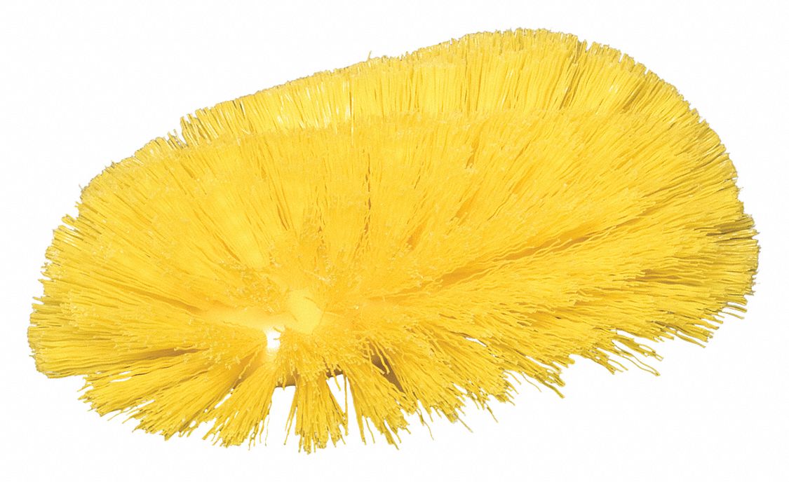 TANK BRUSH,8 1/8 IN L,YELLOW