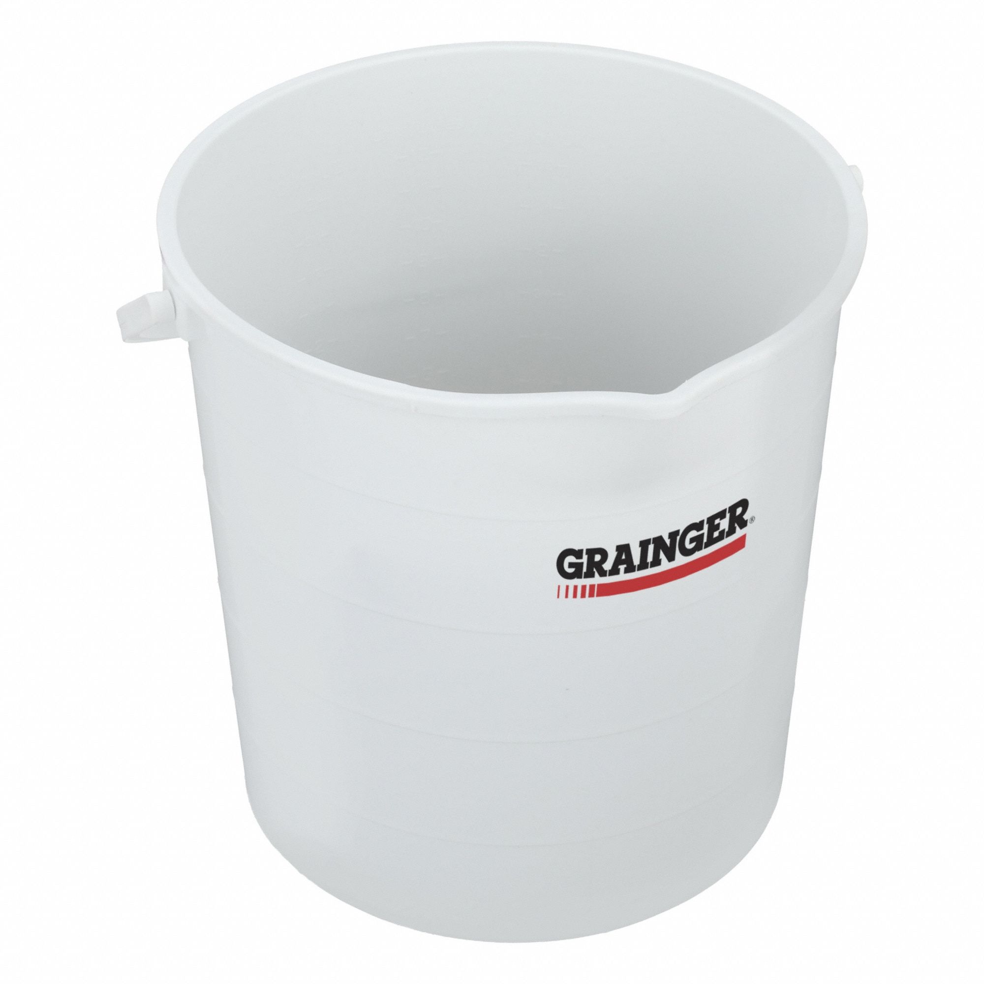 Bucket: 3 gal Capacity, 12 in Overall Wd, 12 in Overall Ht, Polypropylene, Includes Handle