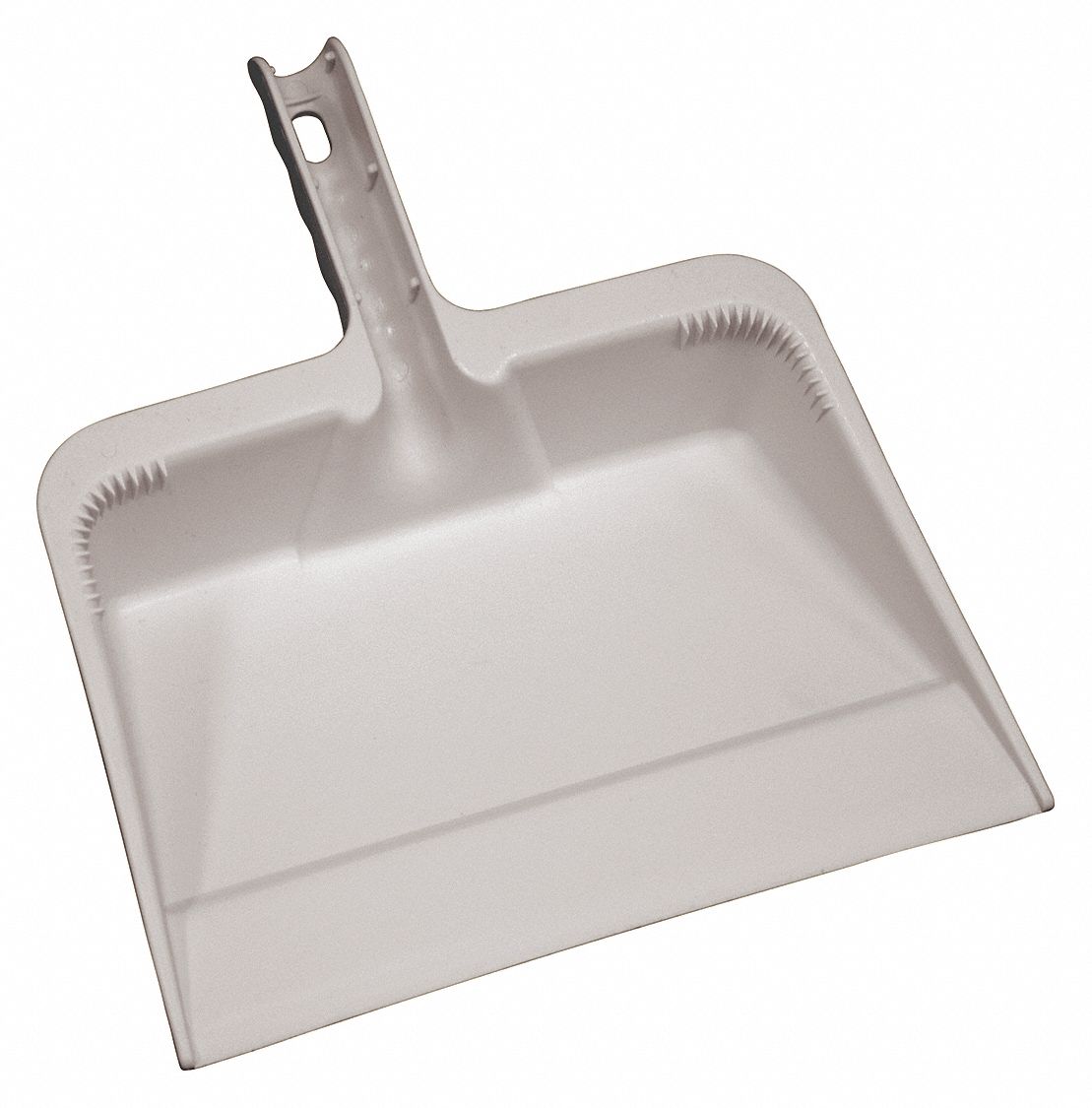 HAND HELD DUST PAN,WHITE,POLYETHYLENE