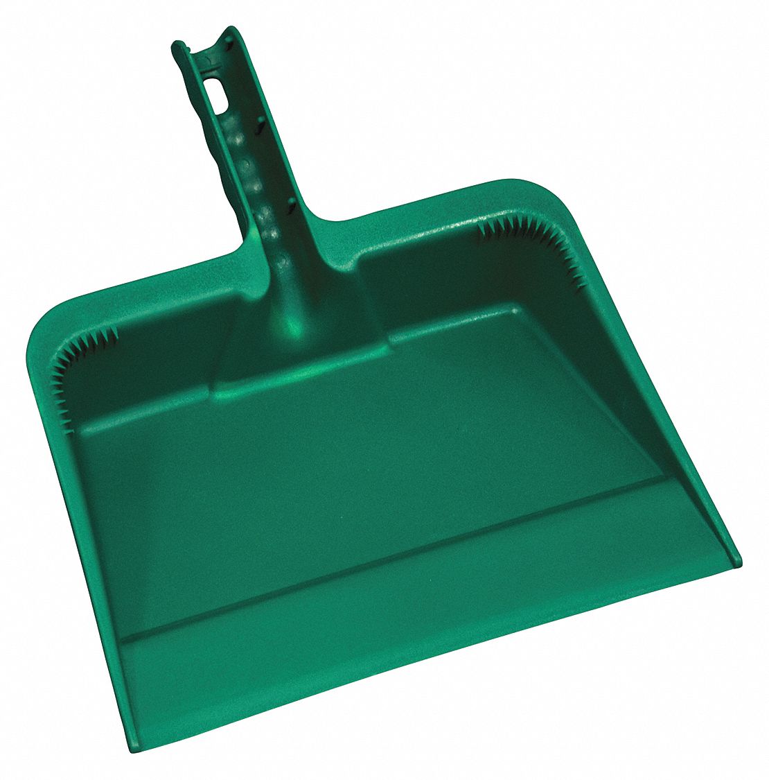 HAND HELD DUST PAN,GREEN,POLYETHYLENE