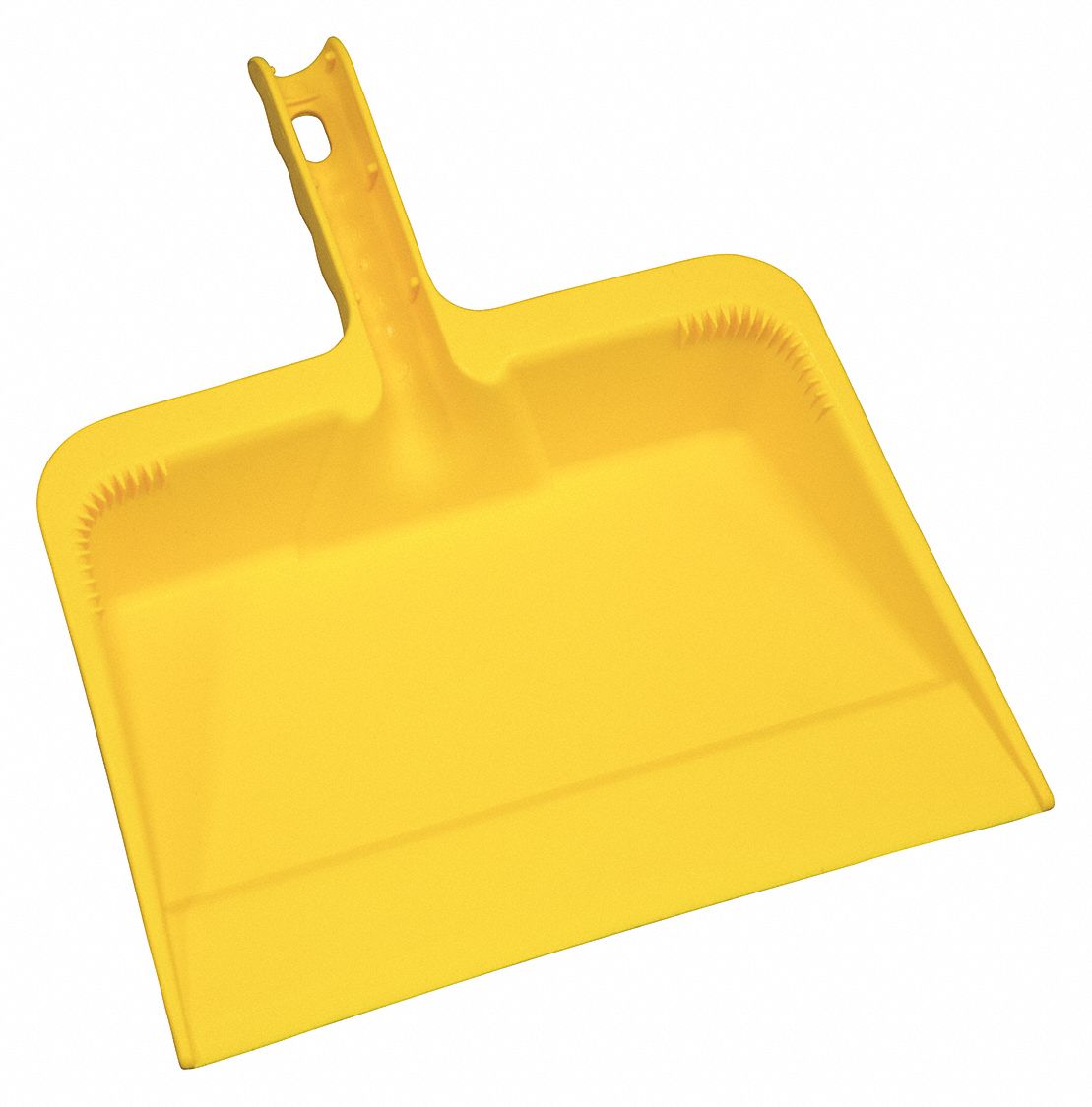 HAND HELD DUST PAN,YELLOW,POLYETHYLENE