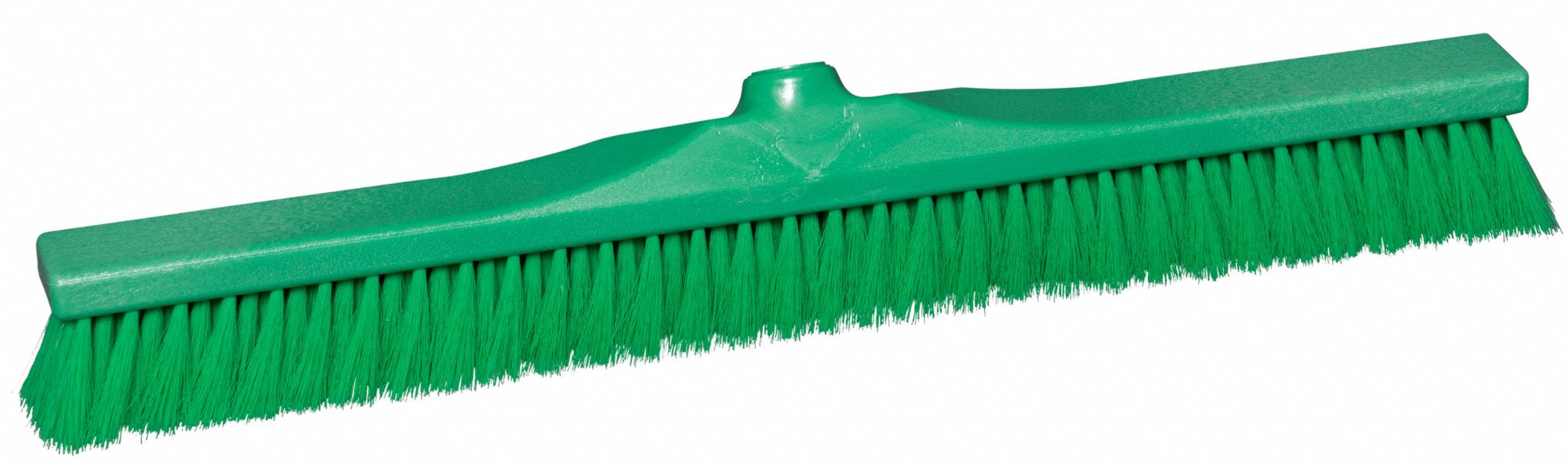 TOUGH GUY Broom Head Threaded, Std, 24 in Sweep Face, Polypropylene
