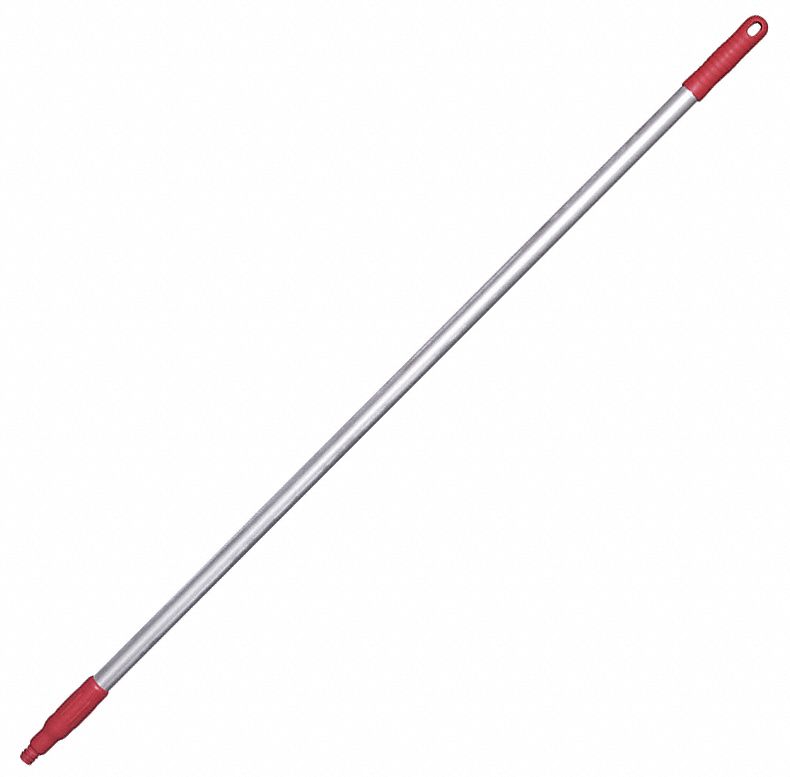 Aluminum Handle, 49 in, Red